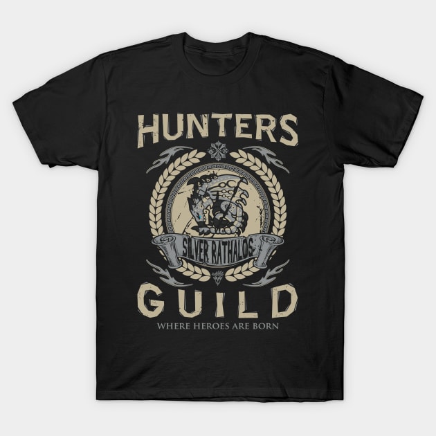 SILVER RATHALOS - HUNTERS GUILD T-Shirt by Exion Crew